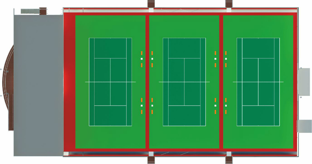 Теннисные корты в Сыктывкаре